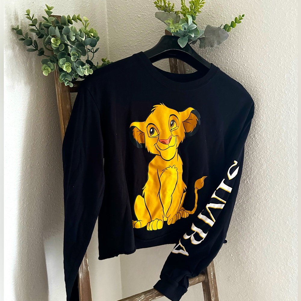 Disney Simba Long Sleeve Crop Top